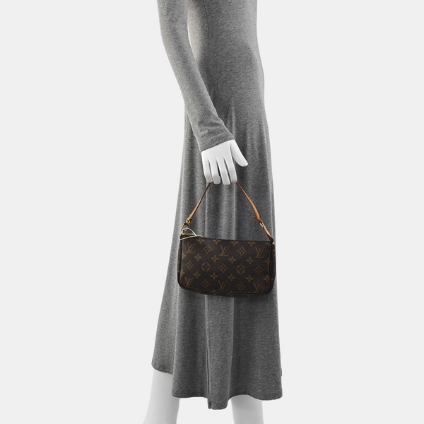 ACCESSOIRES Monogram Coated Canvas Brown
