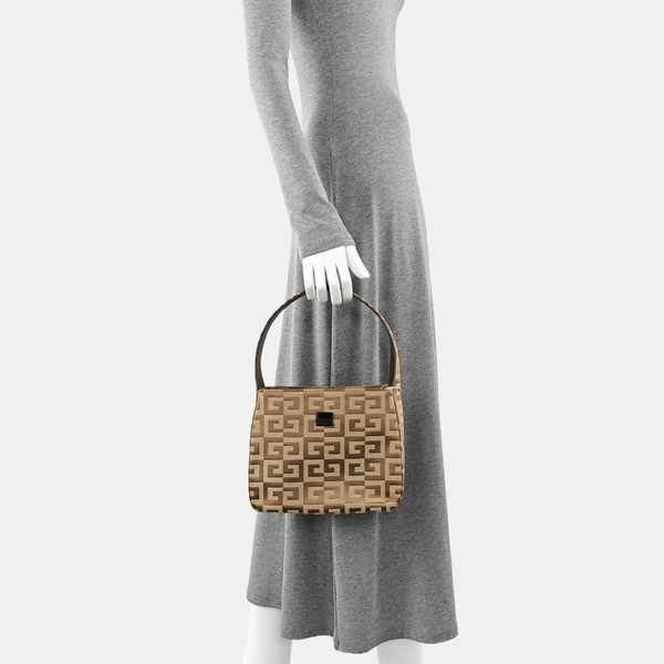 Canvas Shoulder Bag Brown