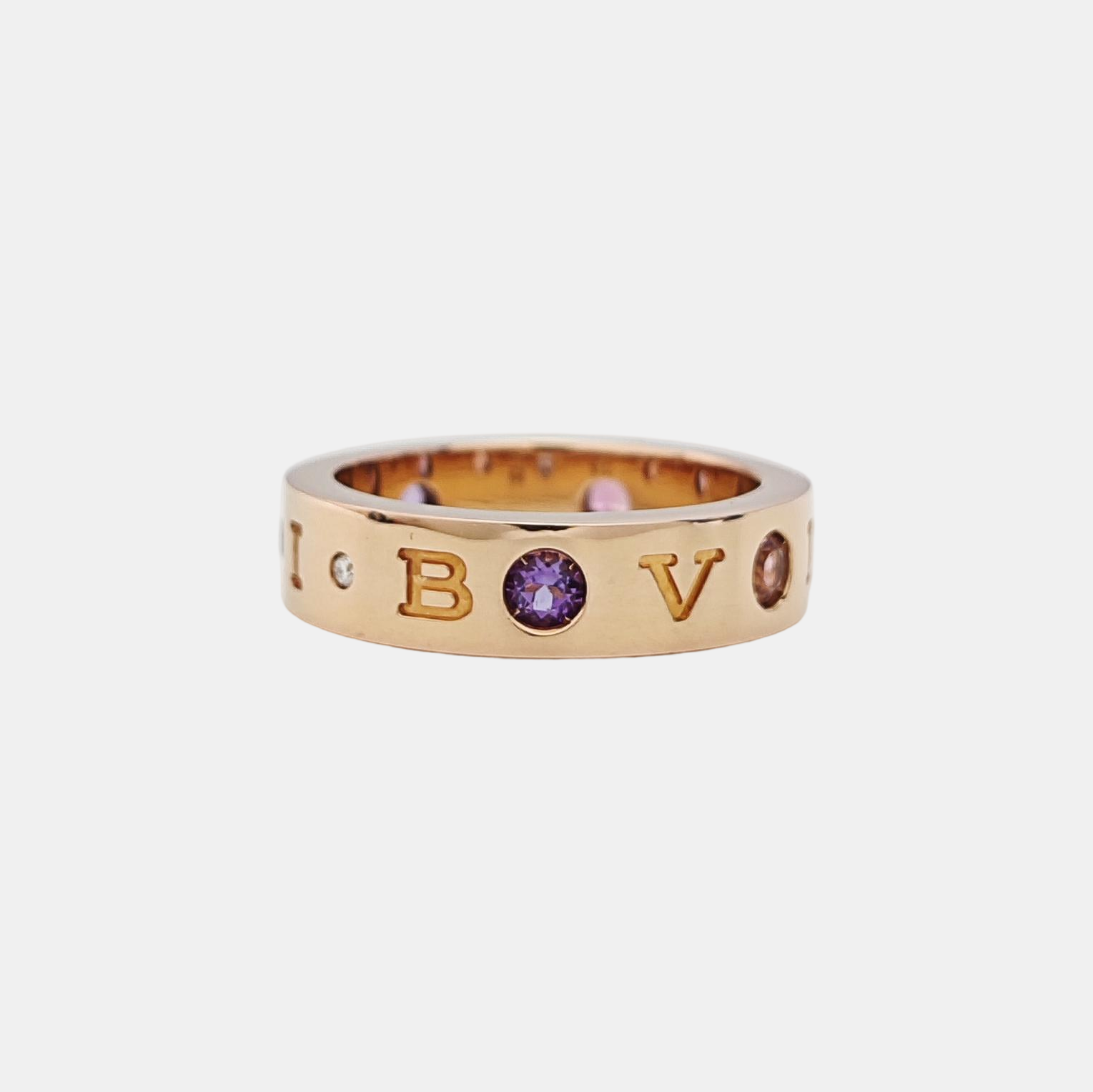 B.ZERO1 18k Rose Gold Ring EU 51