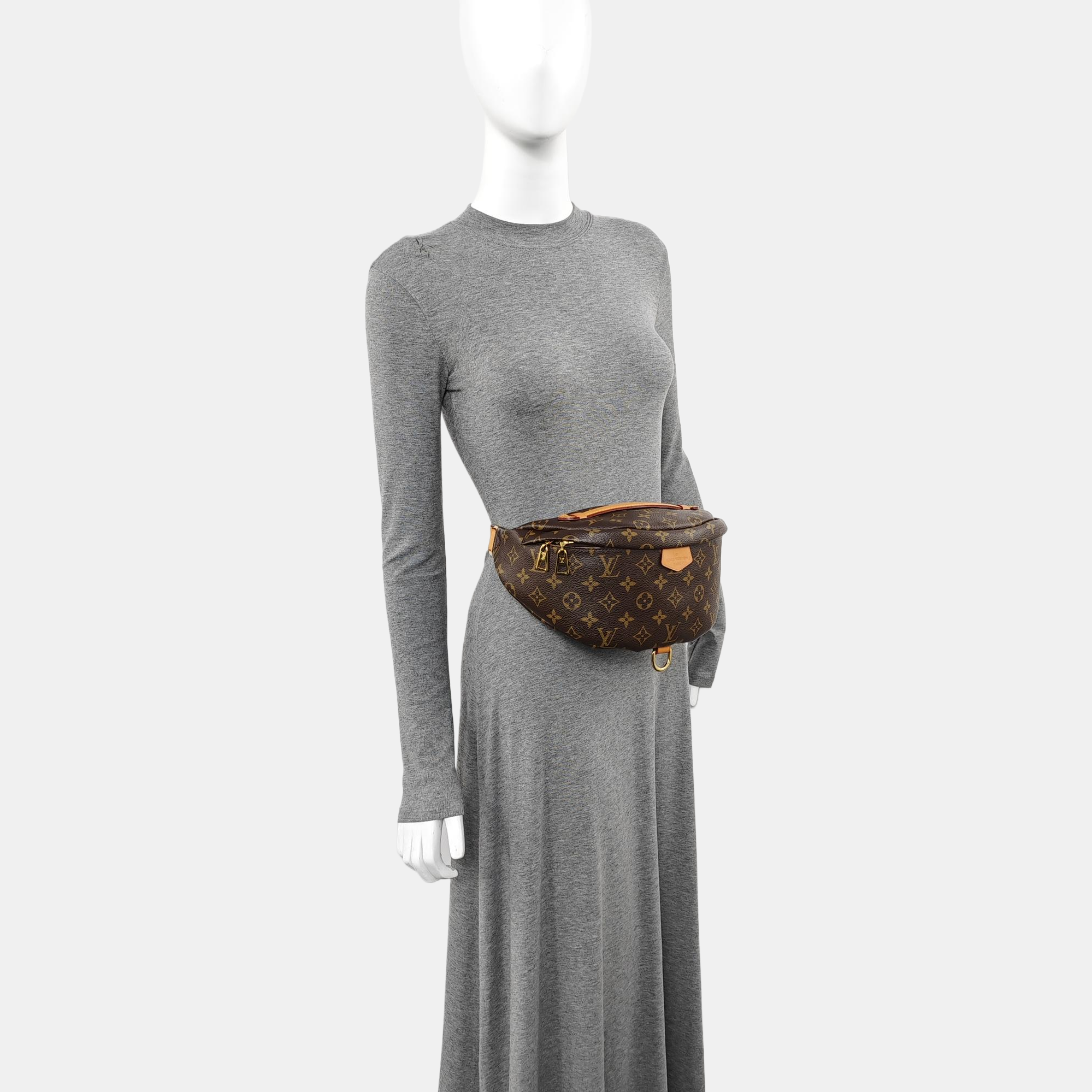 BUMBAG Monogram Coated Canvas Brown