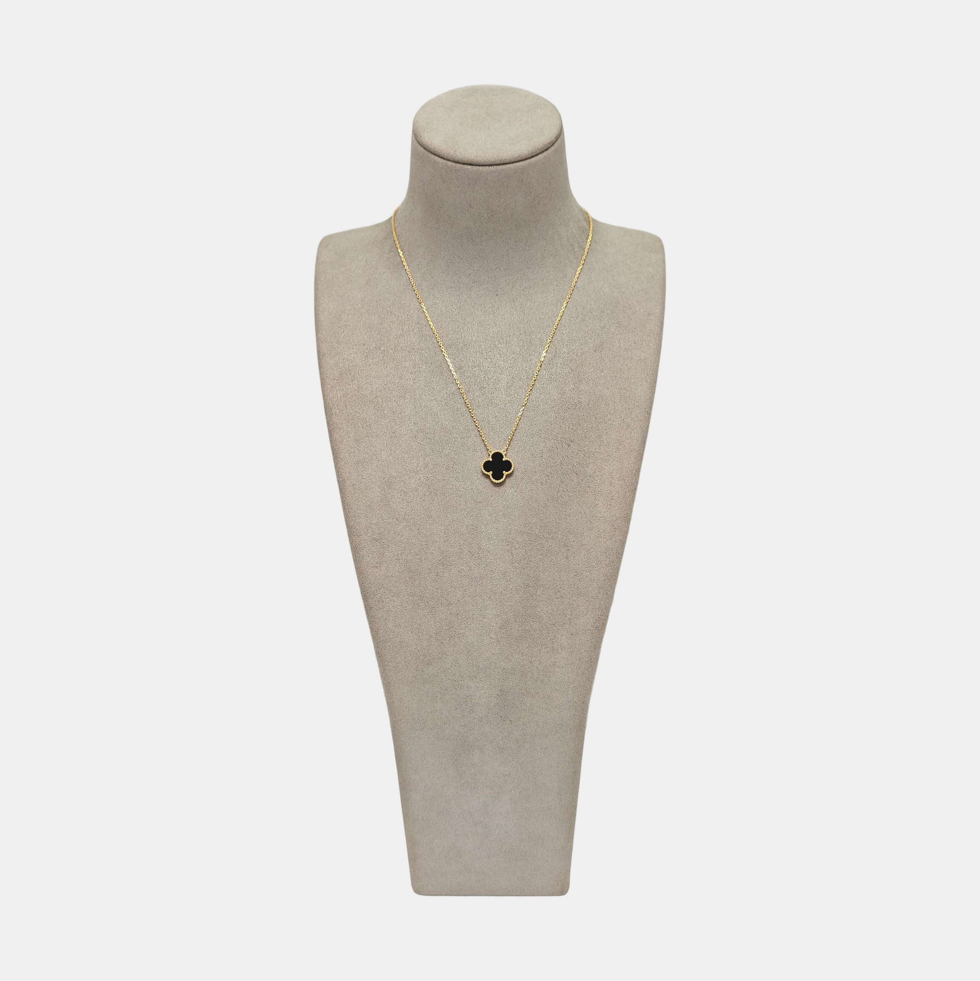 Vintage Alhambra 18k Gold Necklace