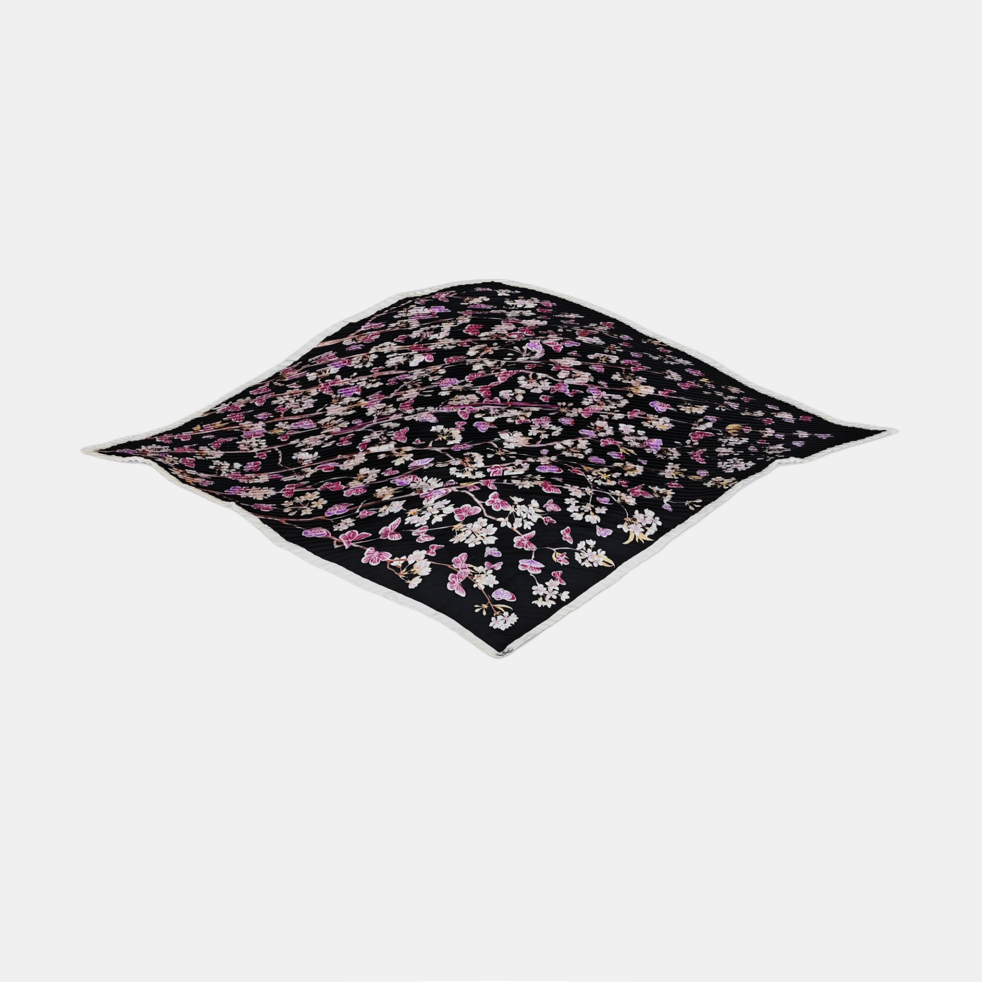 Mulberry Silk Silk Scarf Black