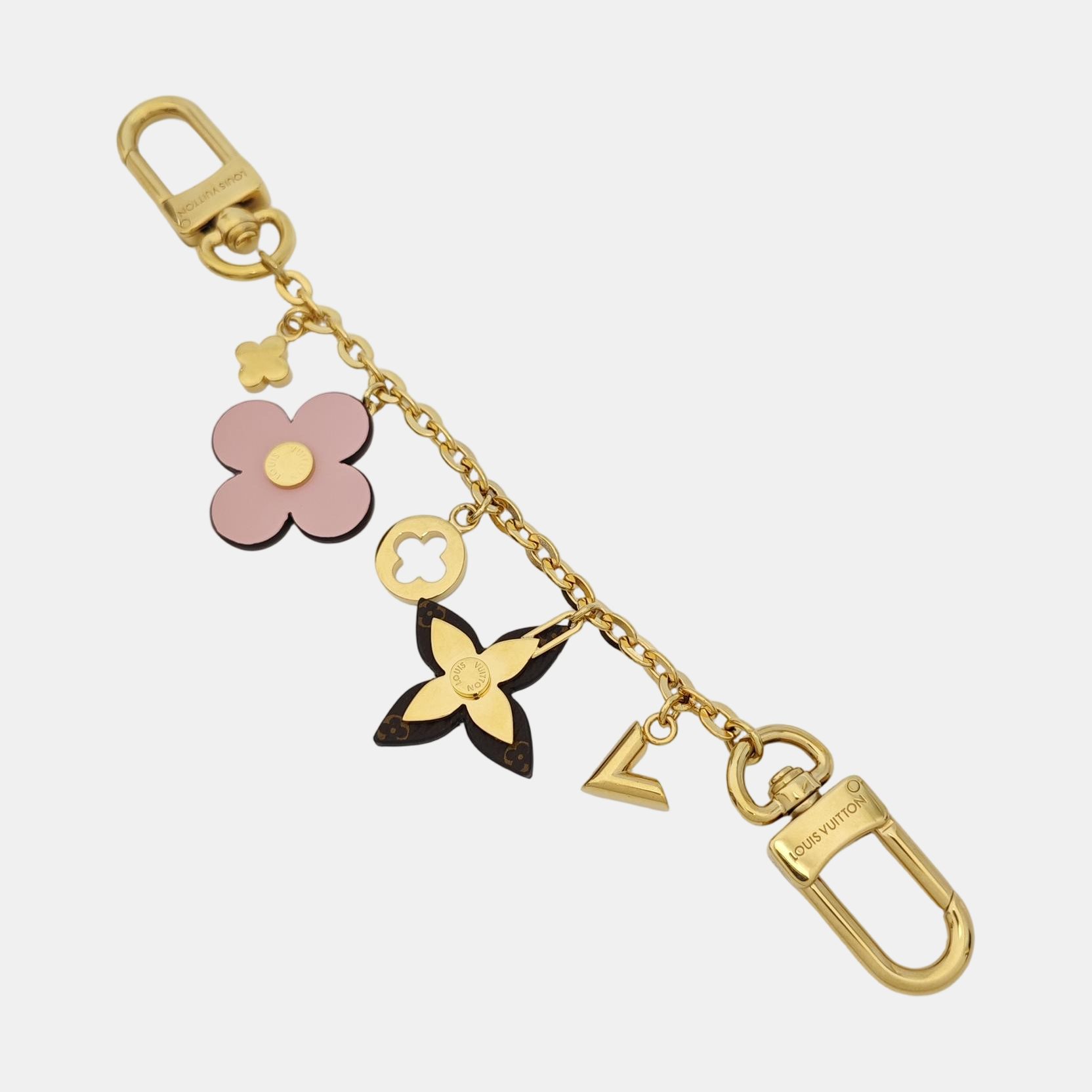 Metal Bag Charm Gold