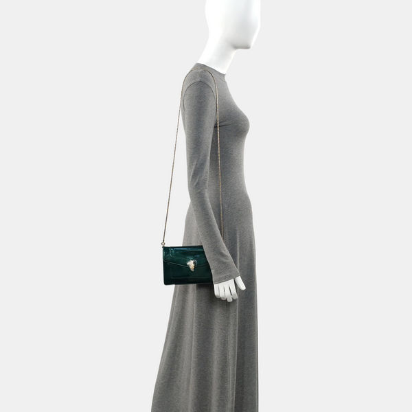 SERPENTI FOREVER Patent Leather Green