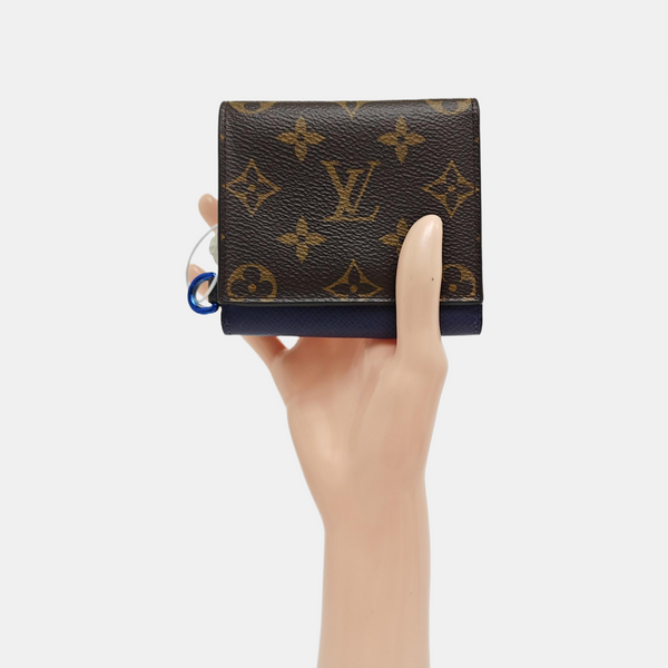 MULTIPLE Monogram Coated Canvas Brown Wallet