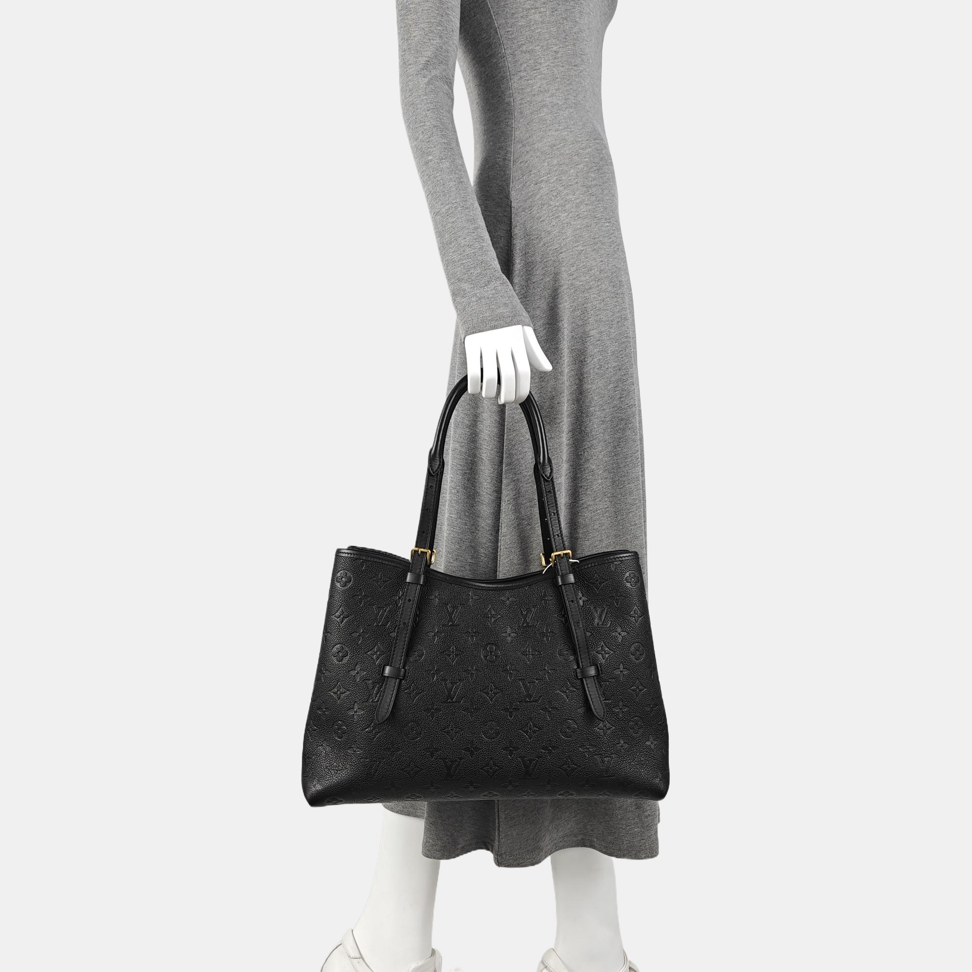 BABYLONE TOTE MM Monogram Calfskin Black