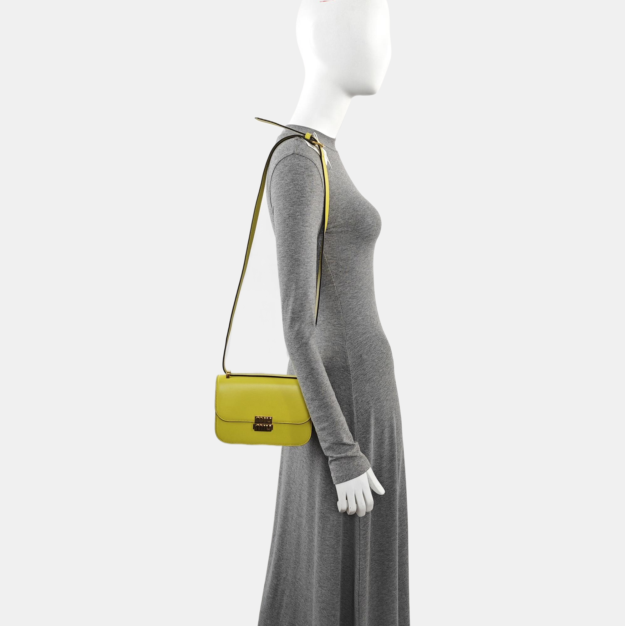 Calfskin Shoulder Bag Green