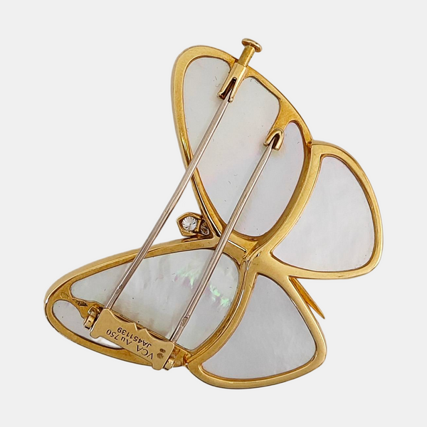 Butterflies 18k Rose Gold Brooch