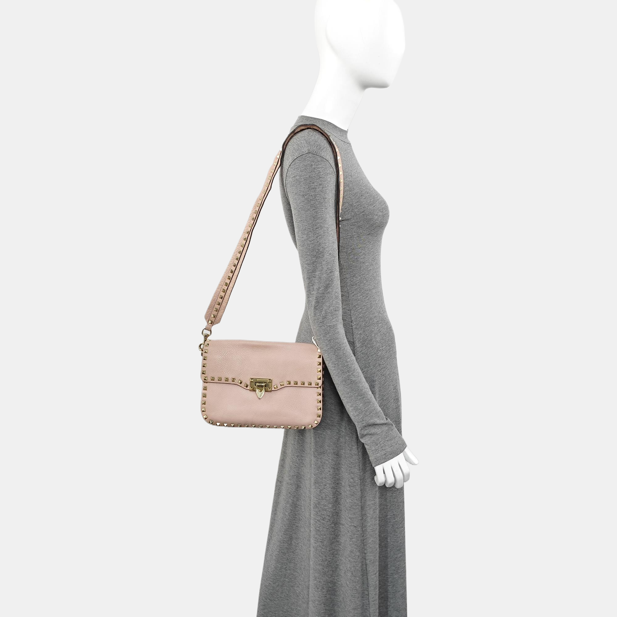 Rockstud Leather Pink