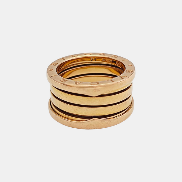 B.ZERO1 18k Rose Gold Ring EU 51