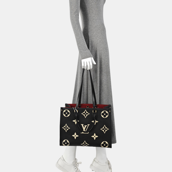 ONTHEGO MM Monogram Calfskin Black