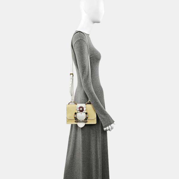 Miu Lady Straw Yellow