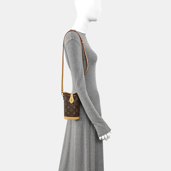 FOLD ME Monogram Coated Canvas Brown