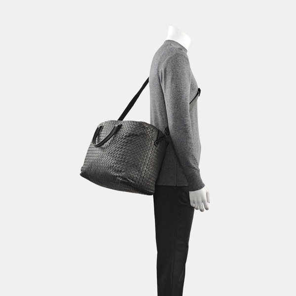 Calfskin Shoulder Bag Gray
