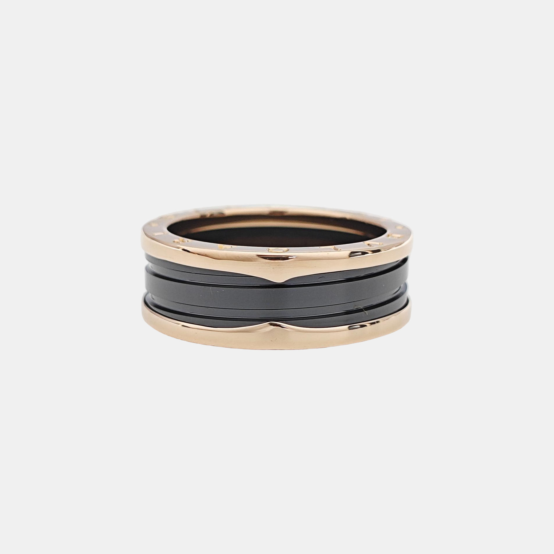 B.ZERO1 18k Rose Gold Ring EU 67