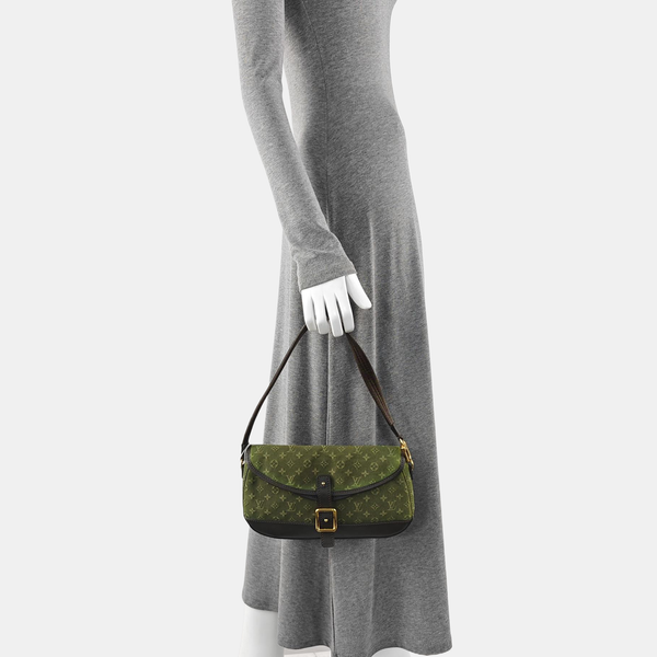 BERANGERE Monogram Canvas Green