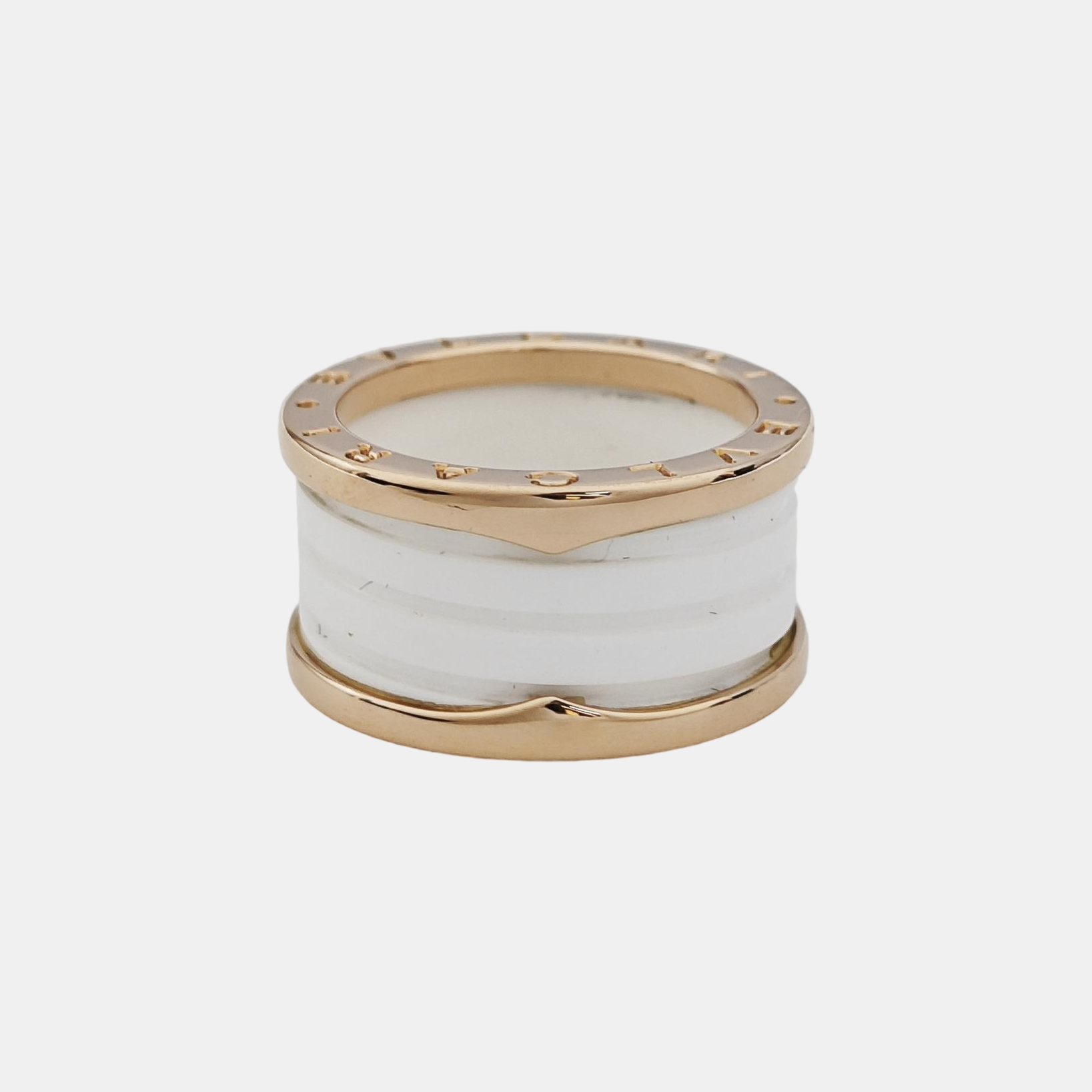 B.ZERO1 18k Rose Gold Ring EU 56