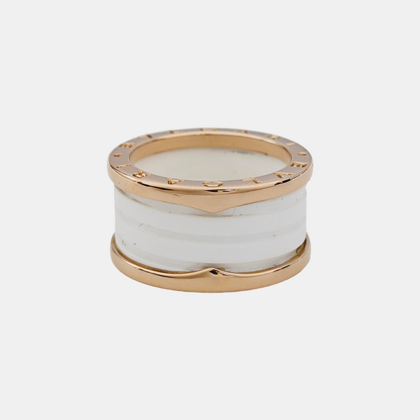 B.ZERO1 18k Rose Gold Ring EU 56