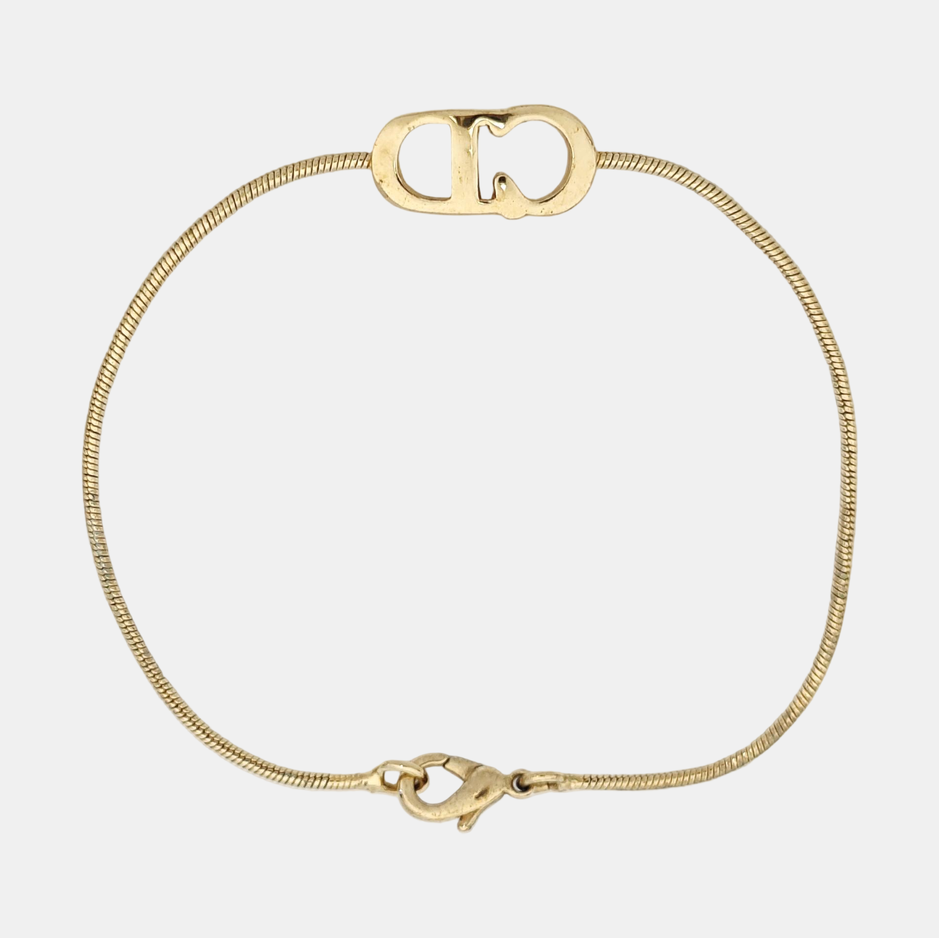 Petit CD Metal Gold Bracelet