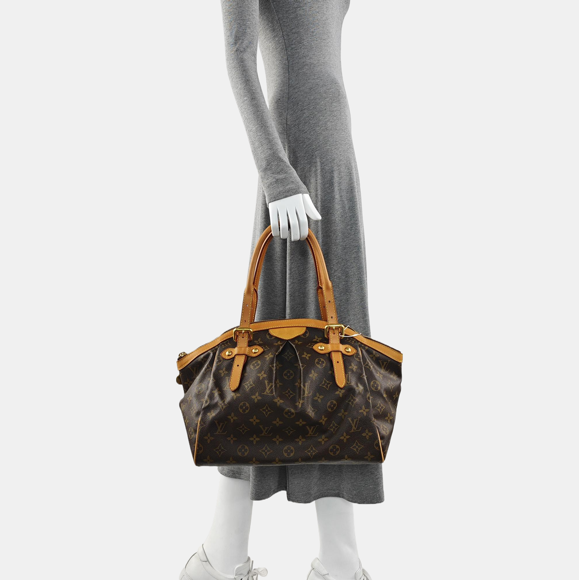 TIVOLI GM Monogram Coated Canvas Brown