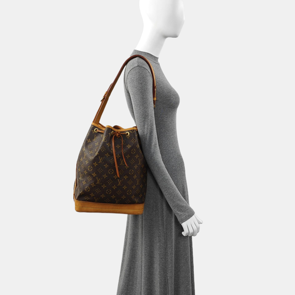 NOÉ GM Monogram Coated Canvas Brown