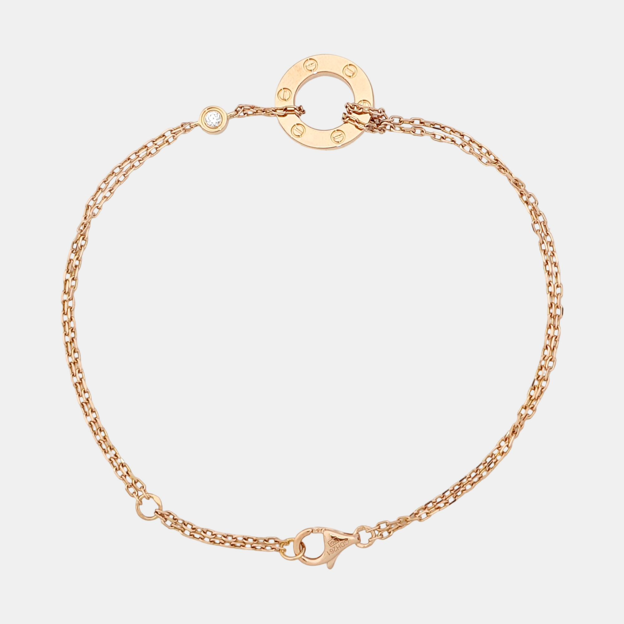 LOVE 18k Rose Gold Bracelet