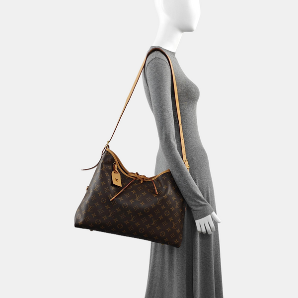 CARRYALL MM Monogram Coated Canvas Brown