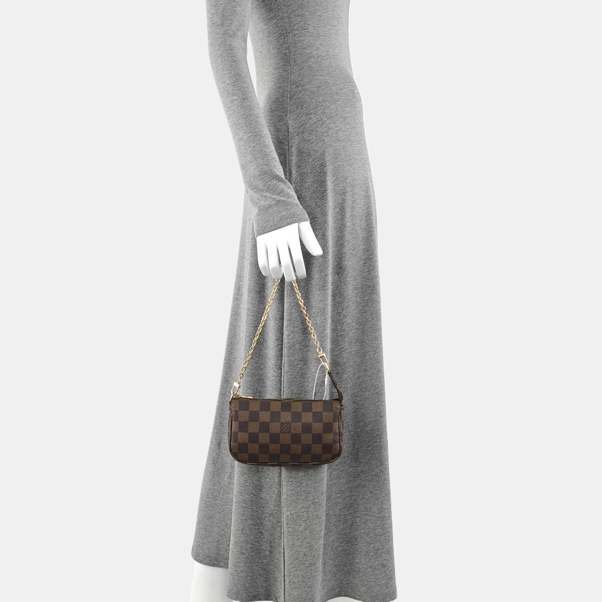 ACCESSOIRES Damier Ebene Coated Canvas Brown