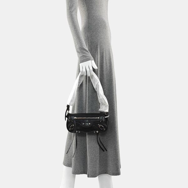 Le Cagole Mini Lambskin Black