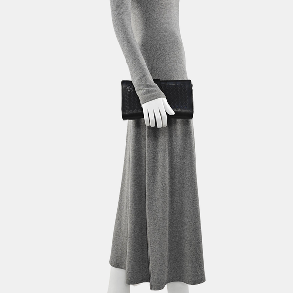 Calfskin Clutch Black
