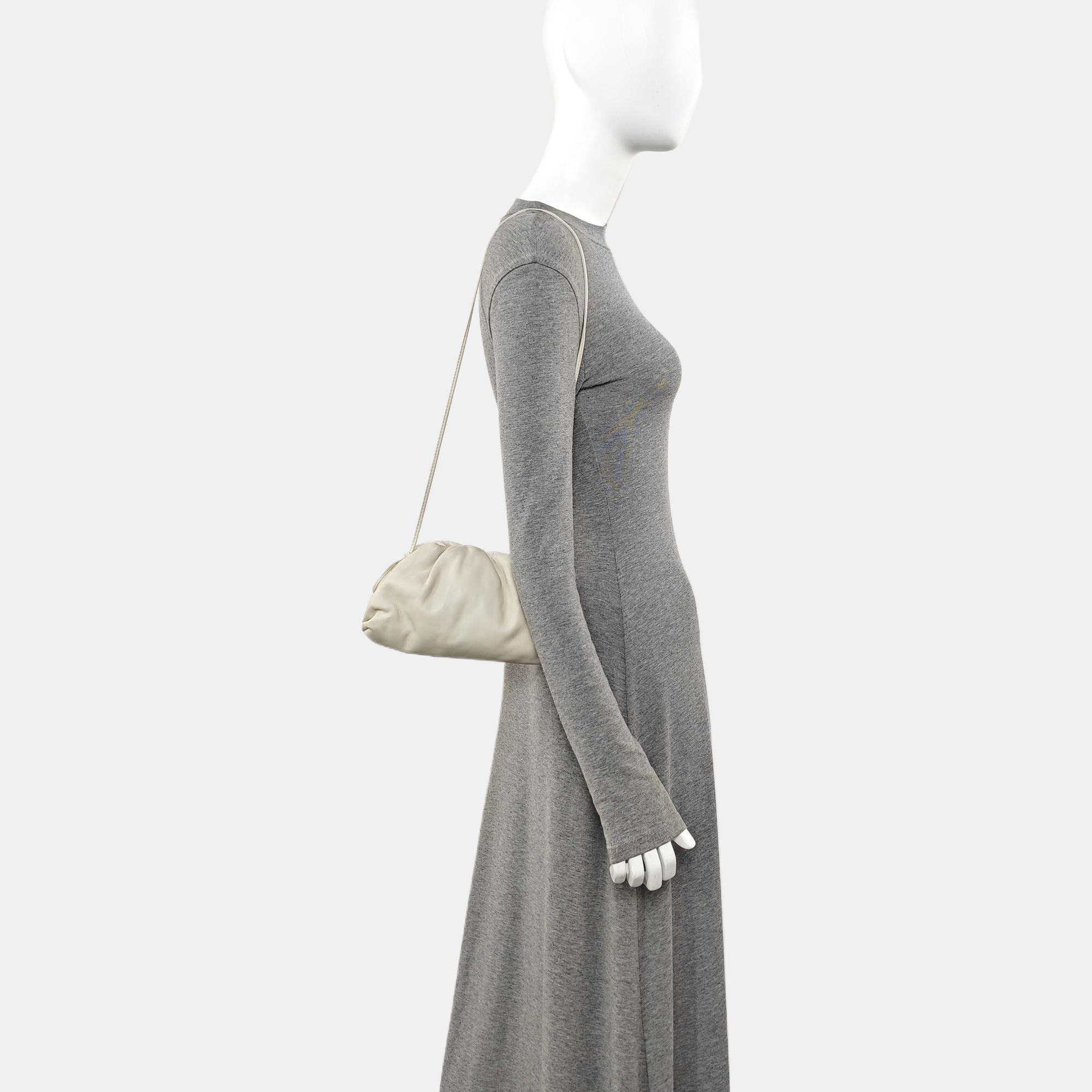 The Pouch Mini Lambskin White