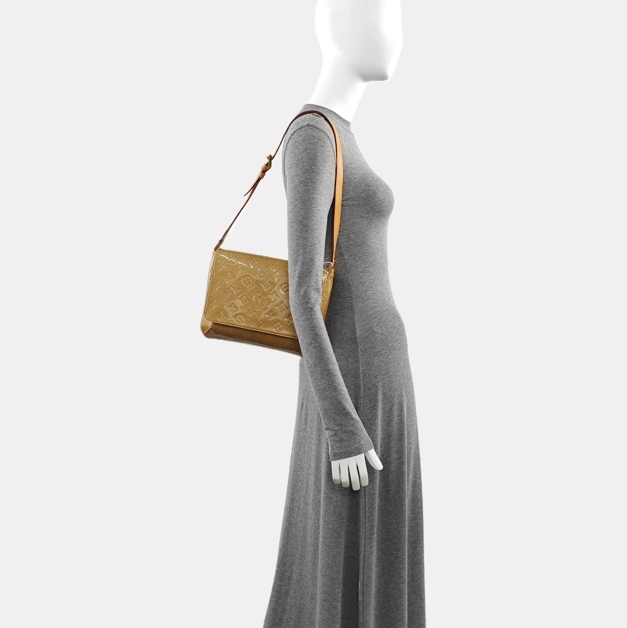 THOMPSON STREET Monogram Calfskin Yellow