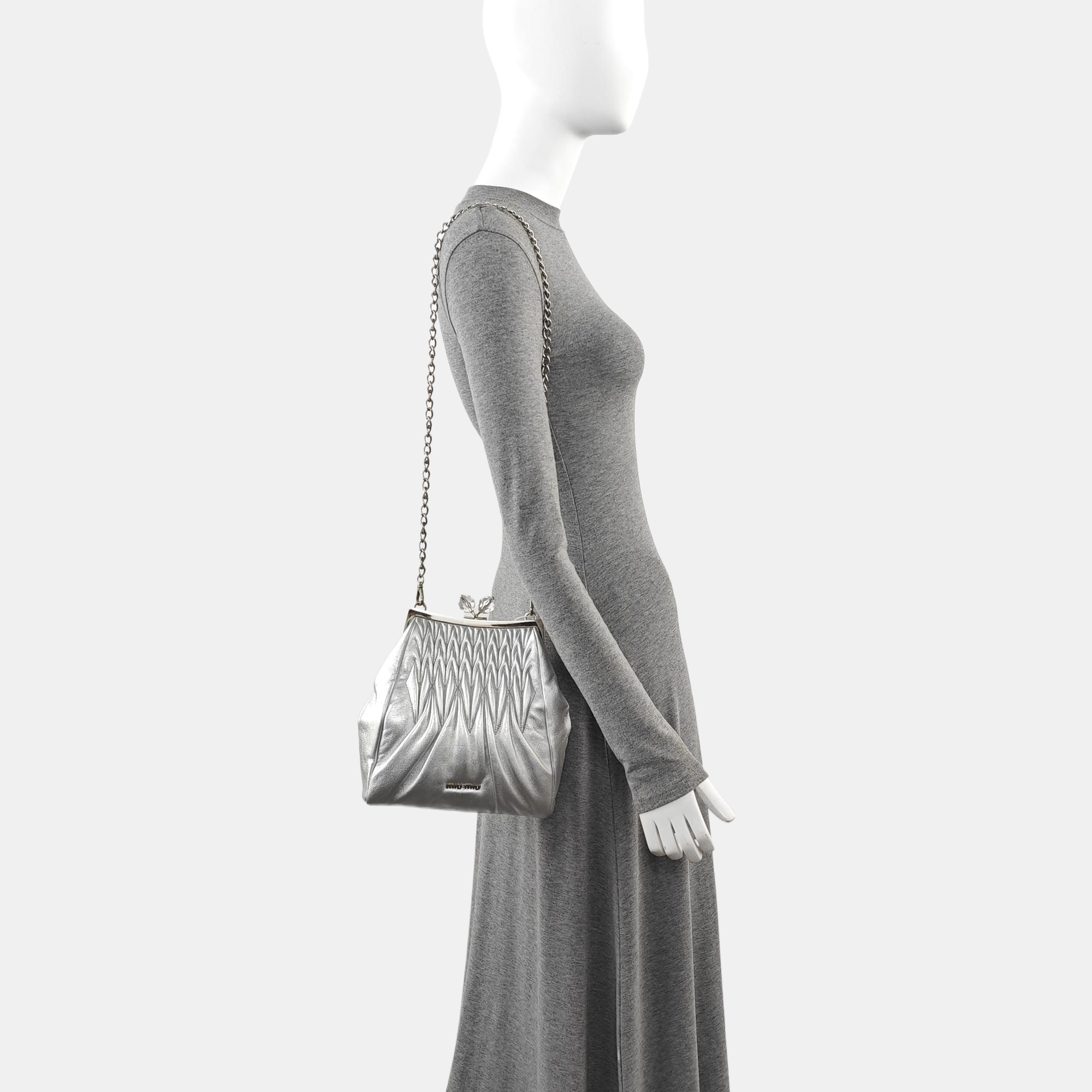 Matelassé Lambskin Gray