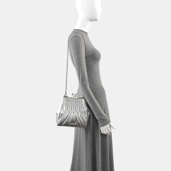 Matelassé Lambskin Gray