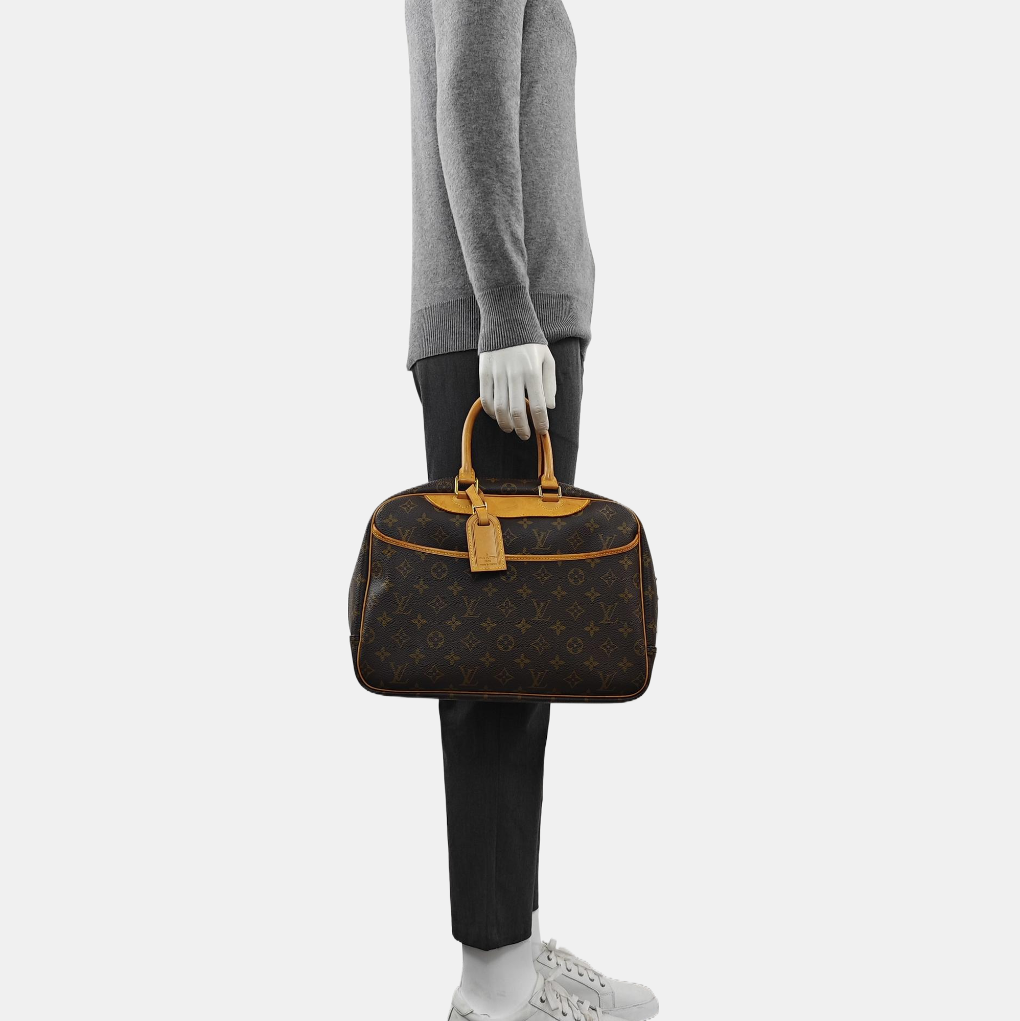 DEAUVILLE Monogram Coated Canvas Brown
