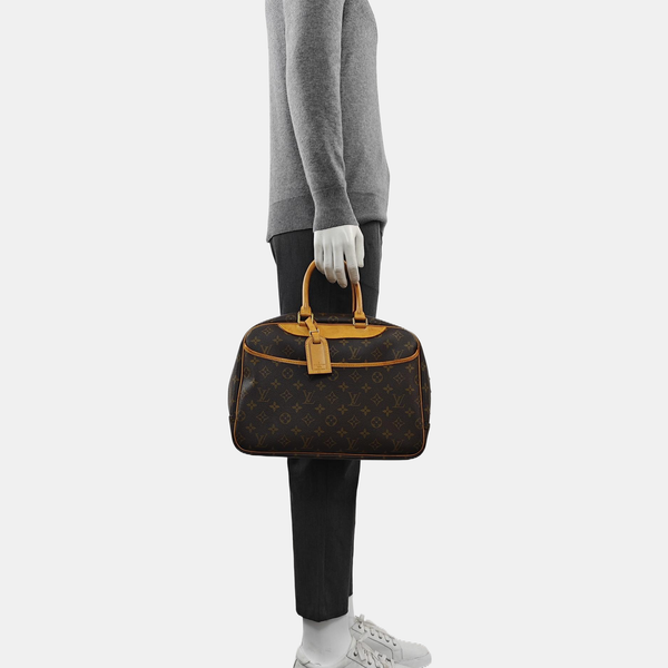 DEAUVILLE Monogram Coated Canvas Brown
