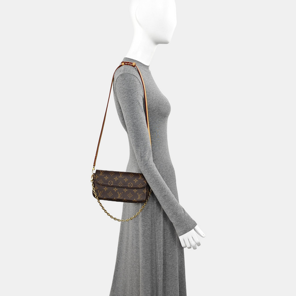 IVY Monogram Coated Canvas Brown