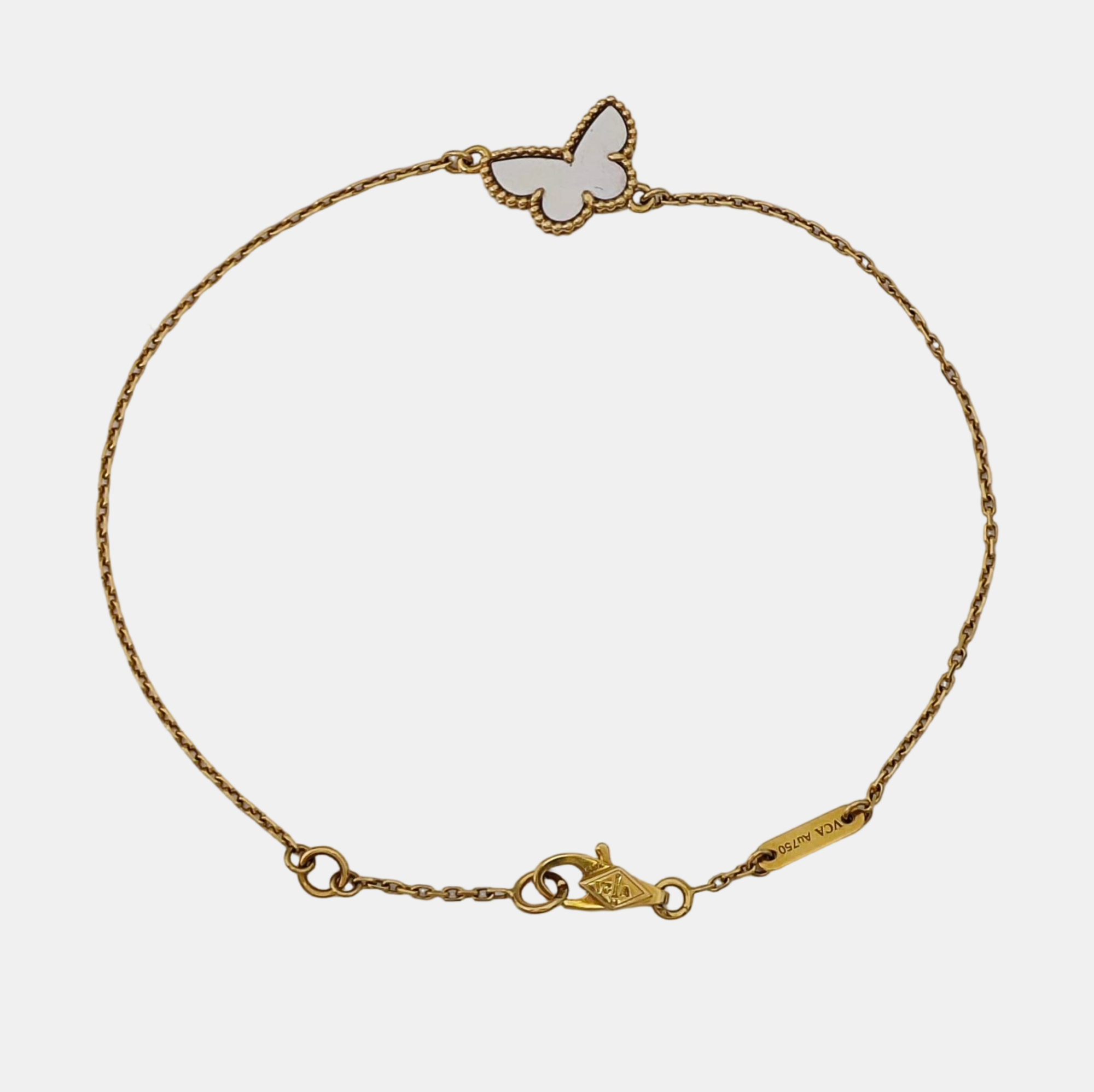 Sweet Alhambra 18k Gold Bracelet