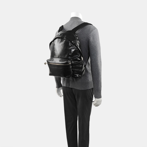 Calfskin Backpack Black