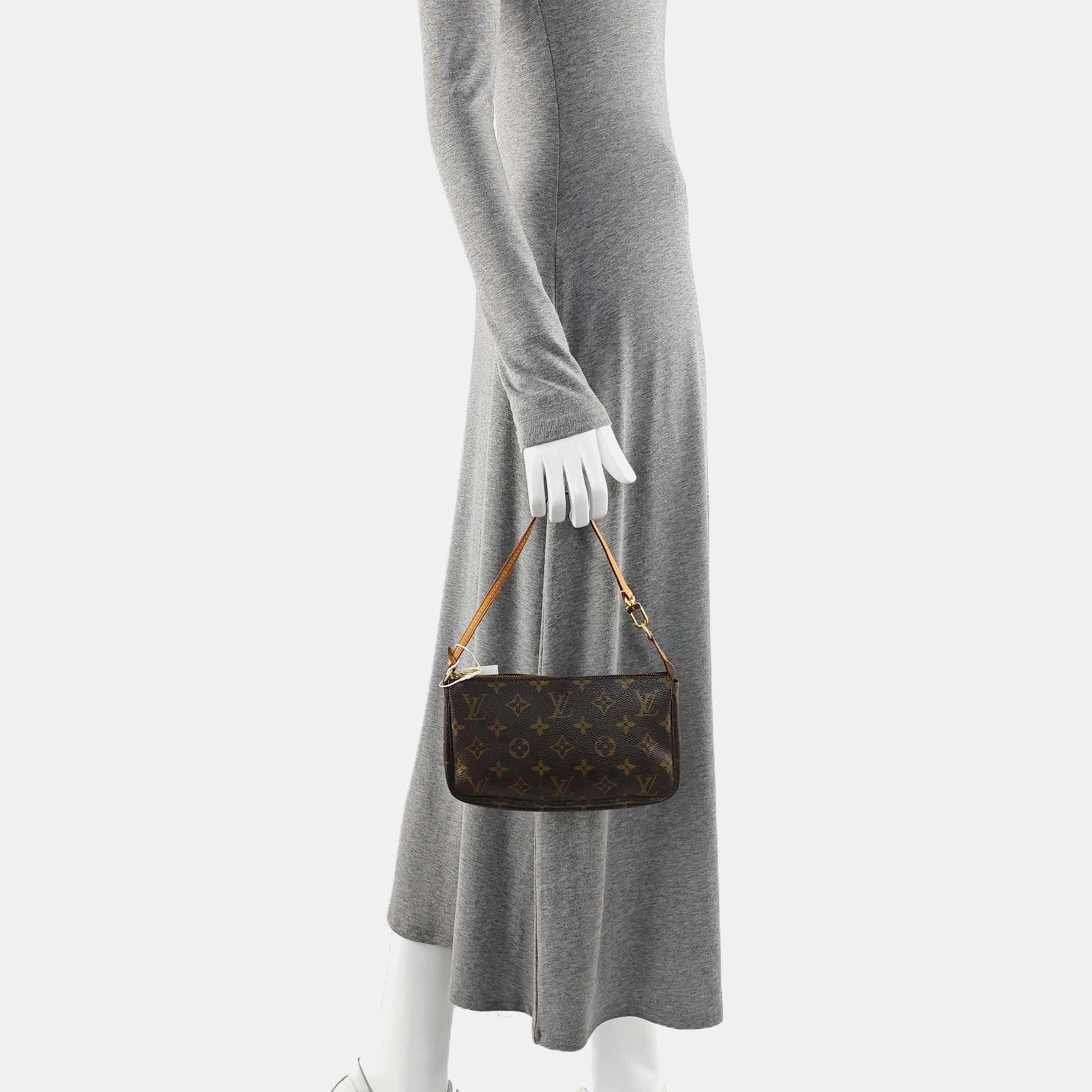 ACCESSOIRES Monogram Coated Canvas Brown