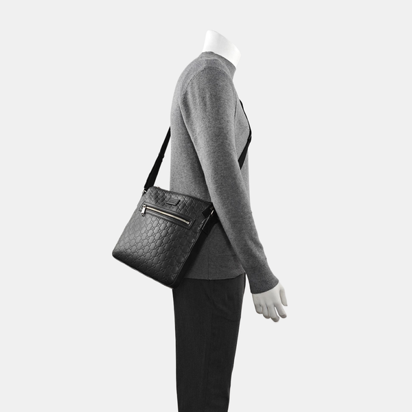 Signature Monogram Calfskin Black