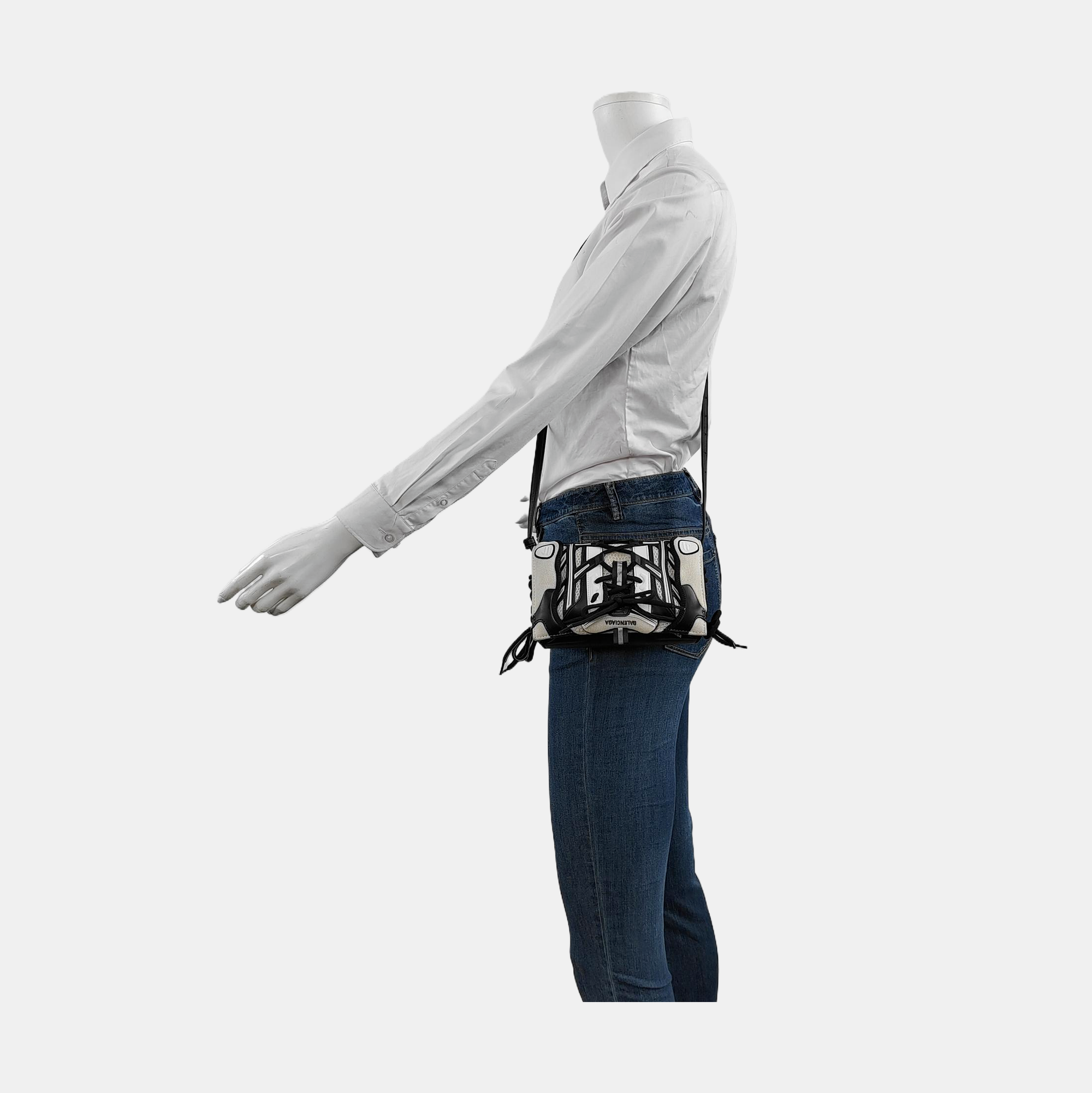 Calfskin Crossbody Bag Black