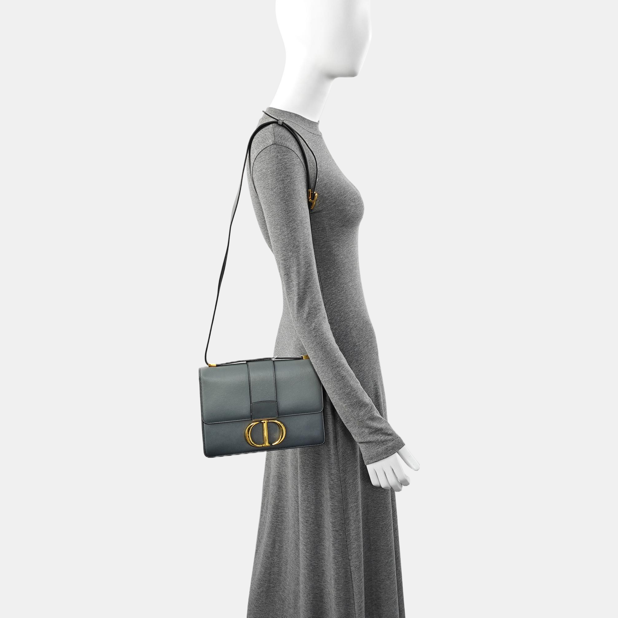 30 Montaigne Calfskin Gray