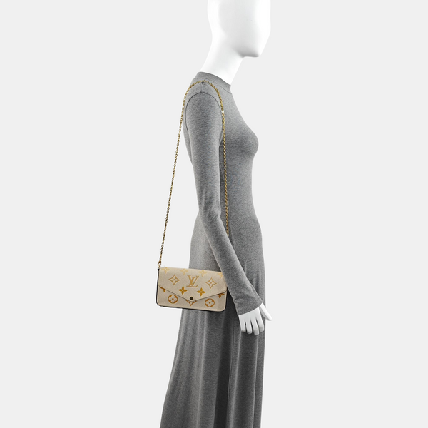 FÉLICIE Monogram Calfskin Yellow
