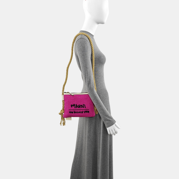 Canvas Shoulder Bag Pink