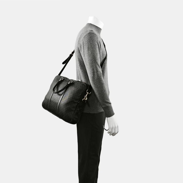 Diamante Quilted Calfskin Black