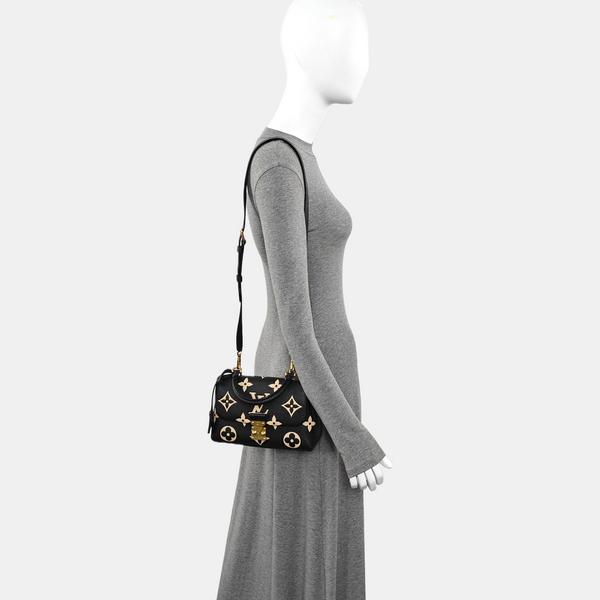 MADELEINE Monogram Calfskin Black