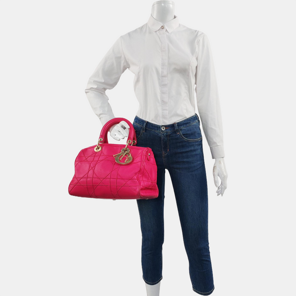 Granville Cannage Lambskin Red