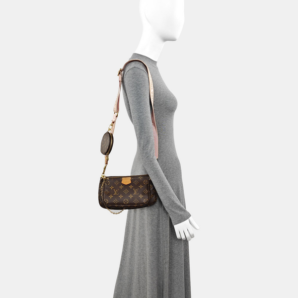 MULTI Monogram Coated Canvas Brown