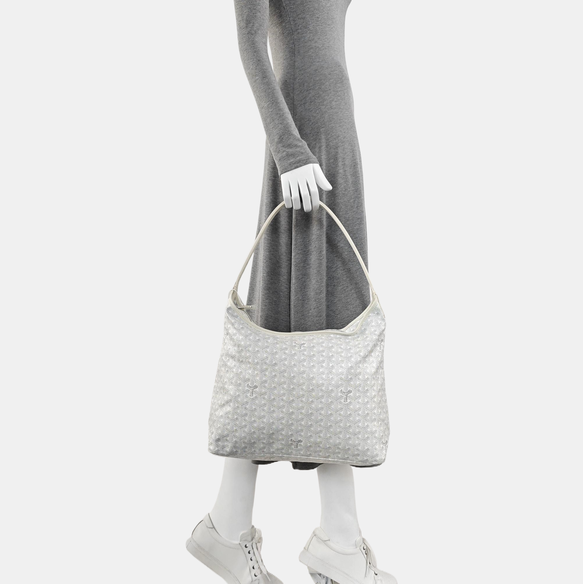 Hobo Coated Canvas White
